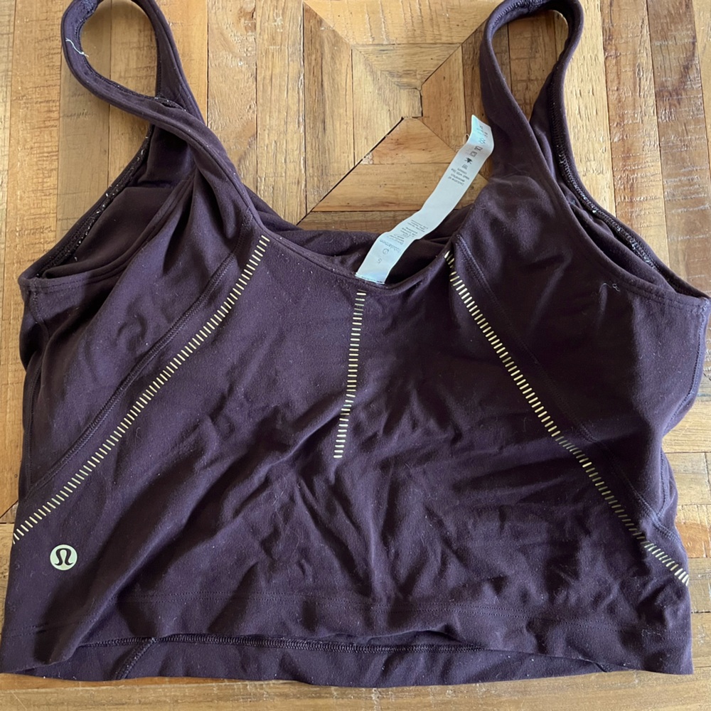 Lululemon - brown and gold align tank - size 8